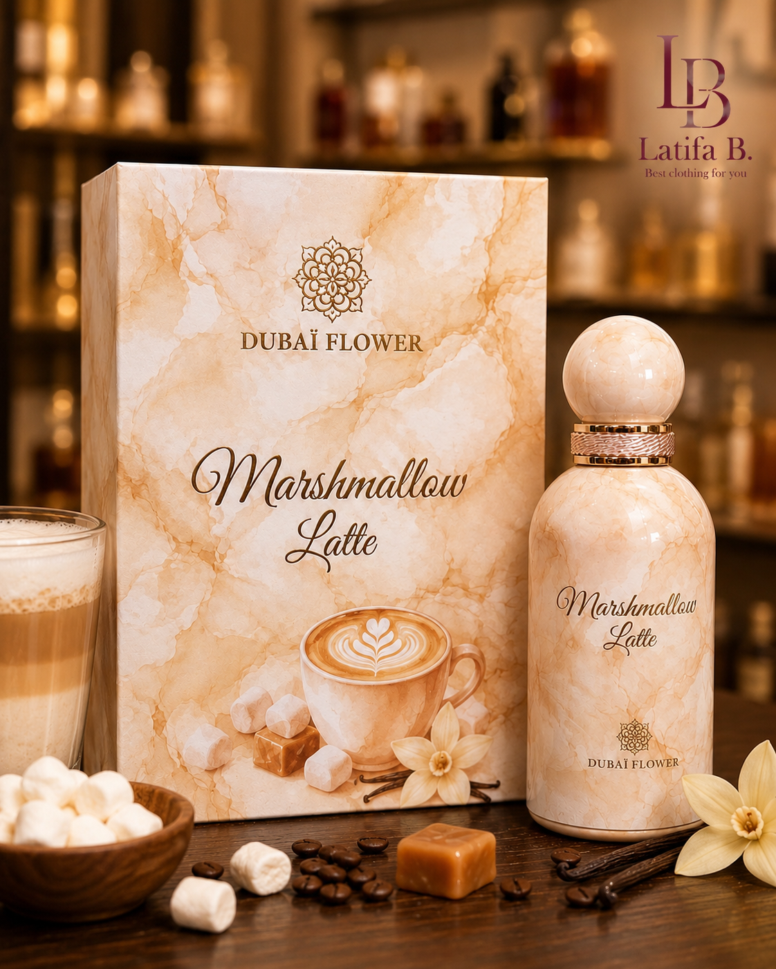 Marshmallow Latte – Dubaï Flower – 100 ml
