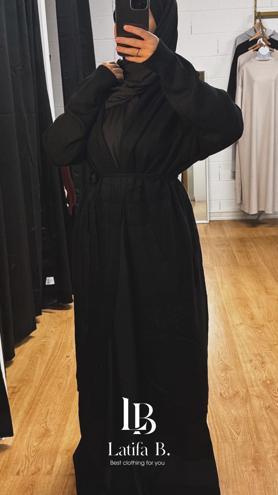 Gilet long Premium avec capuche