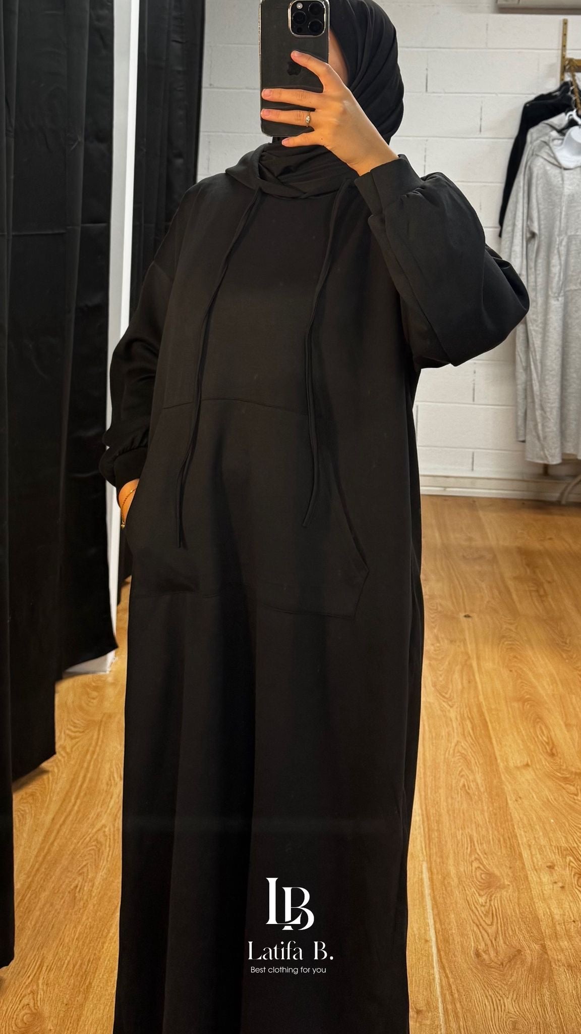 Robe sportwear à capuche Lina