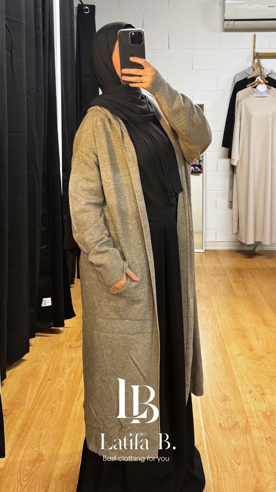 Gilet long Premium avec capuche