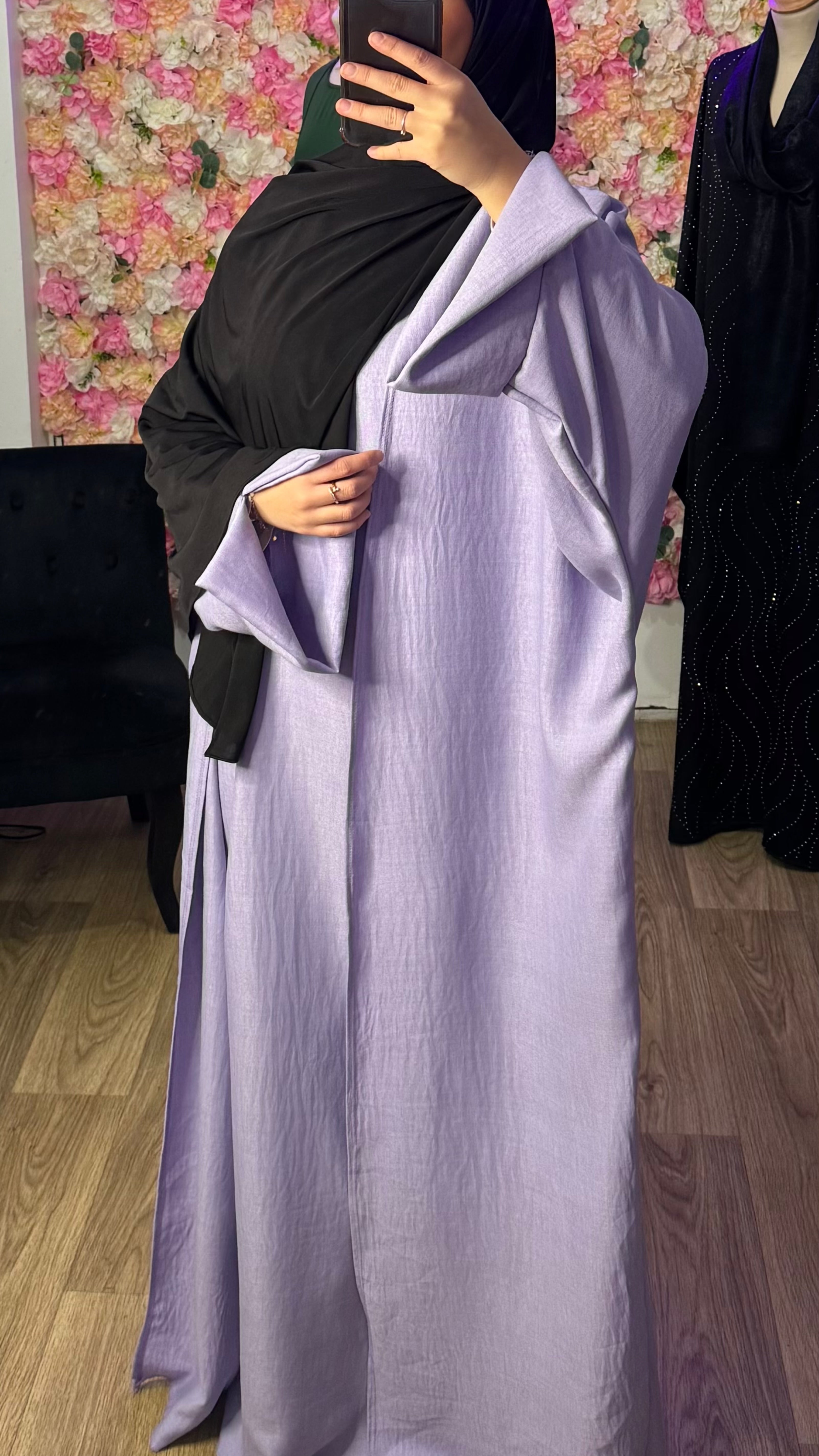 Ensemble kimono effet lin