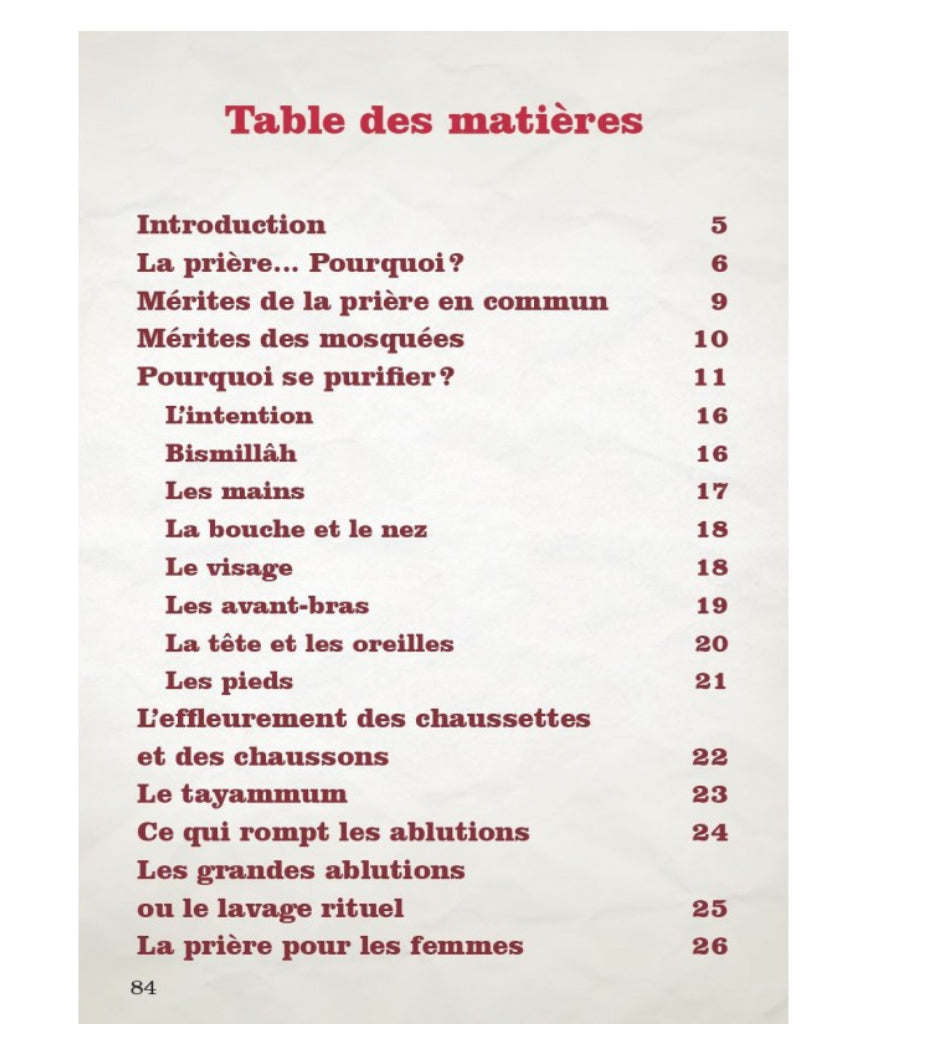 J'apprends À Prier Comme Le Prophète (Version Fille/Femme)