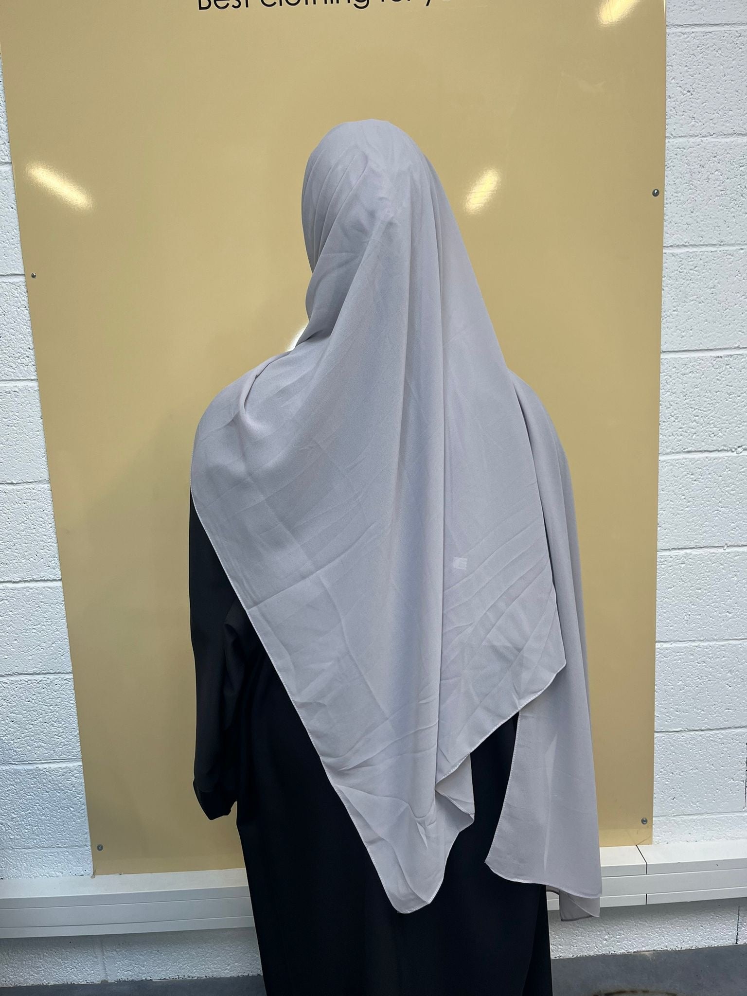 Hijab bonnet croisé châle mousseline