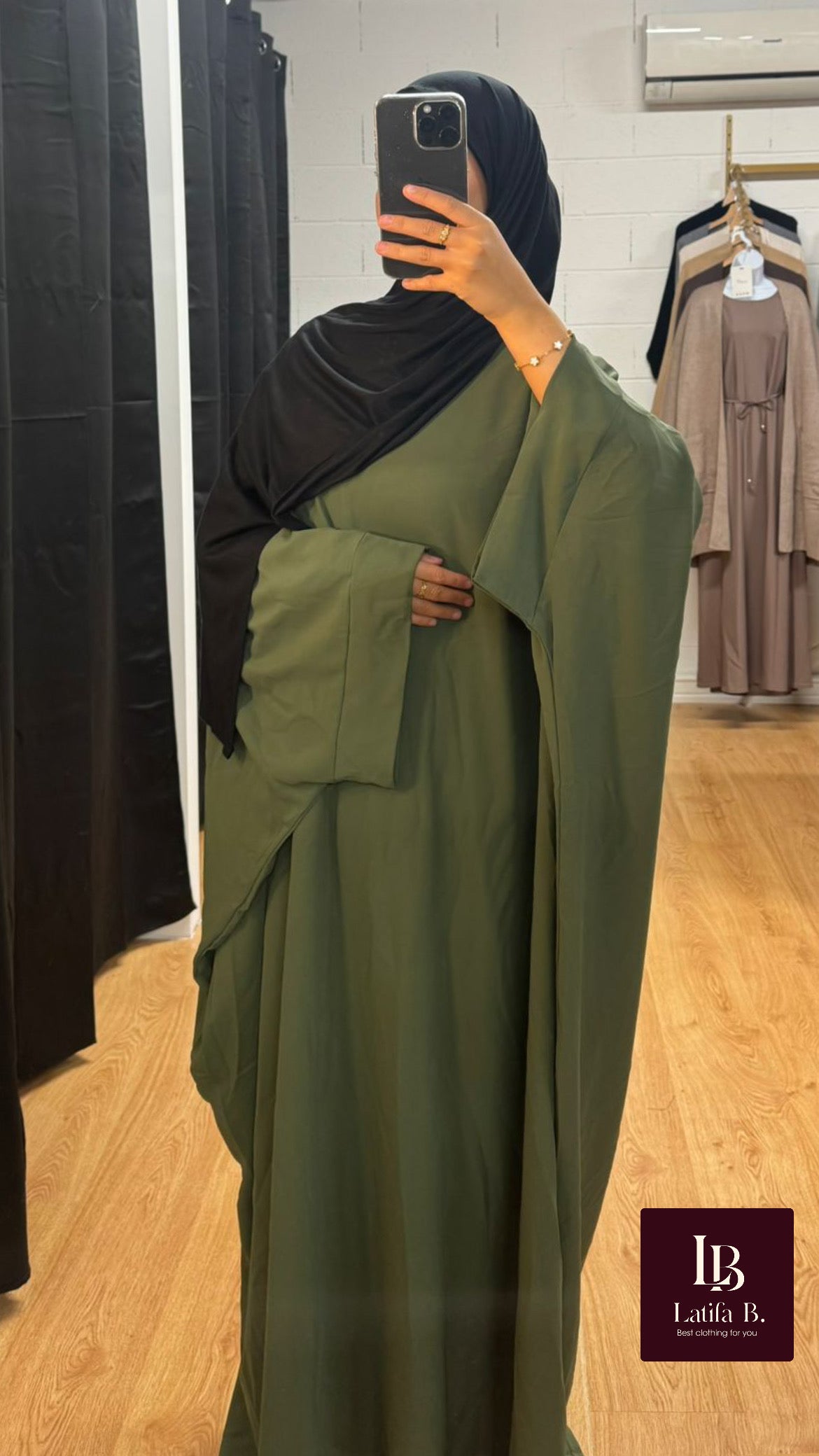 Abaya papillon taille standard