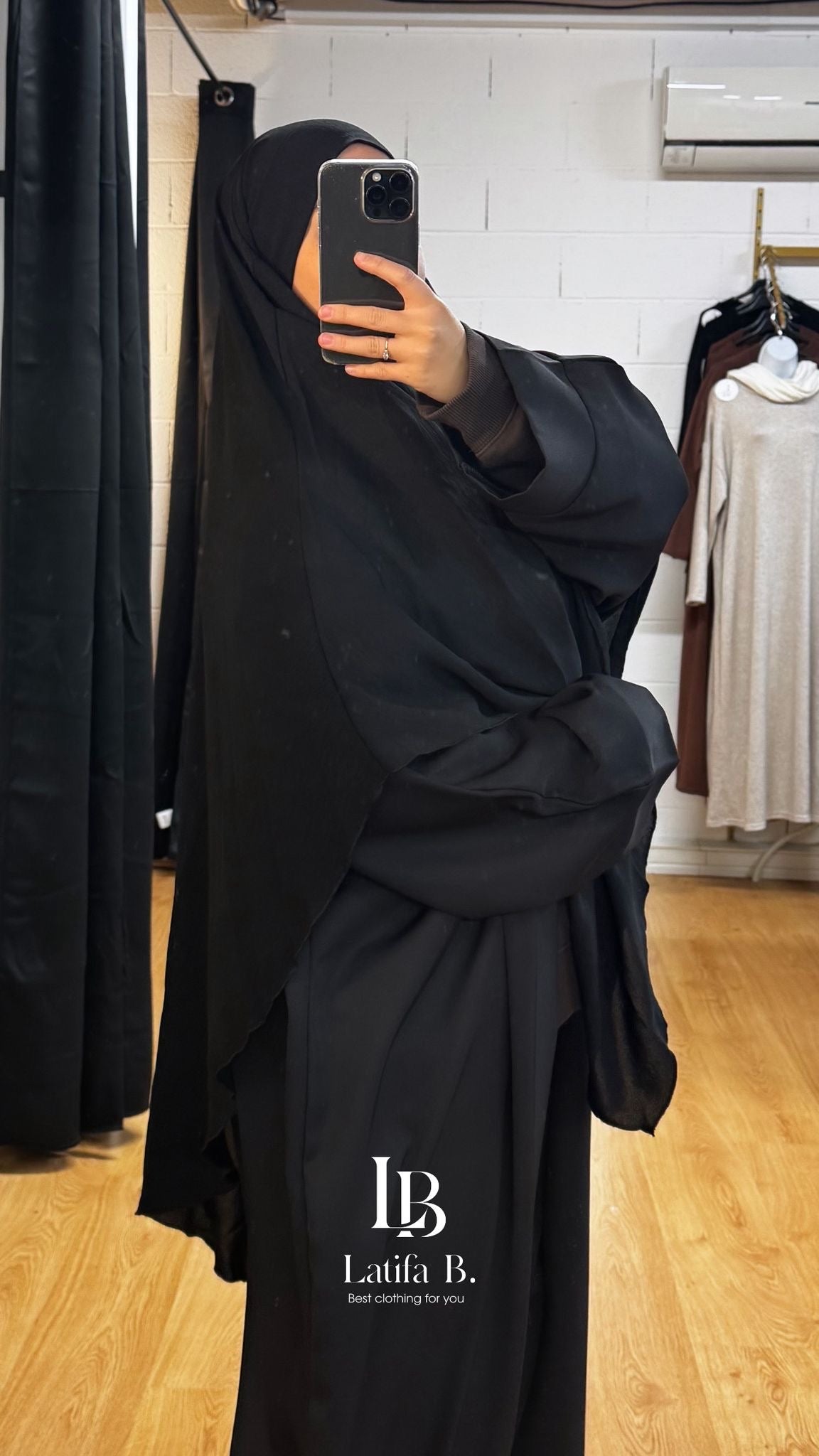 Long Khimar 1 Voile Jazz