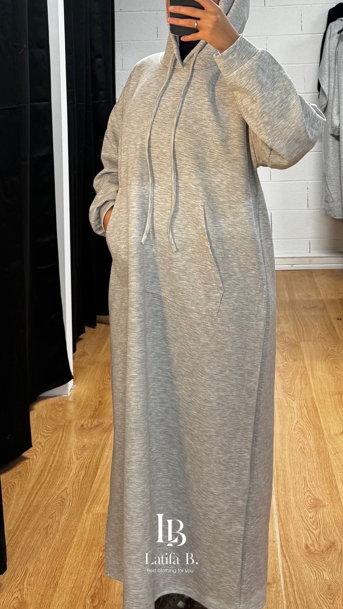 Robe sportwear à capuche Lina
