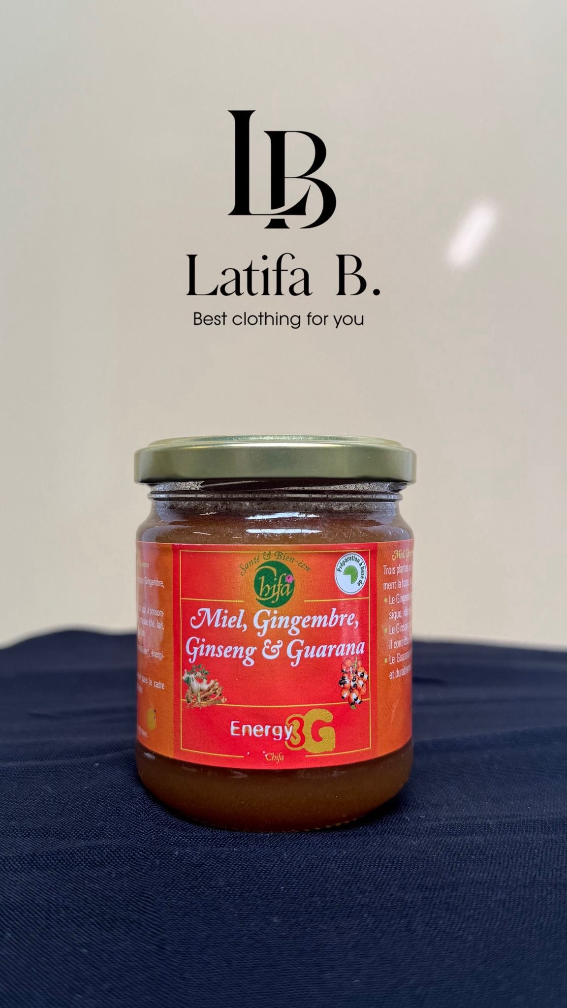 Miel Gingembre, Ginseng et Guarama