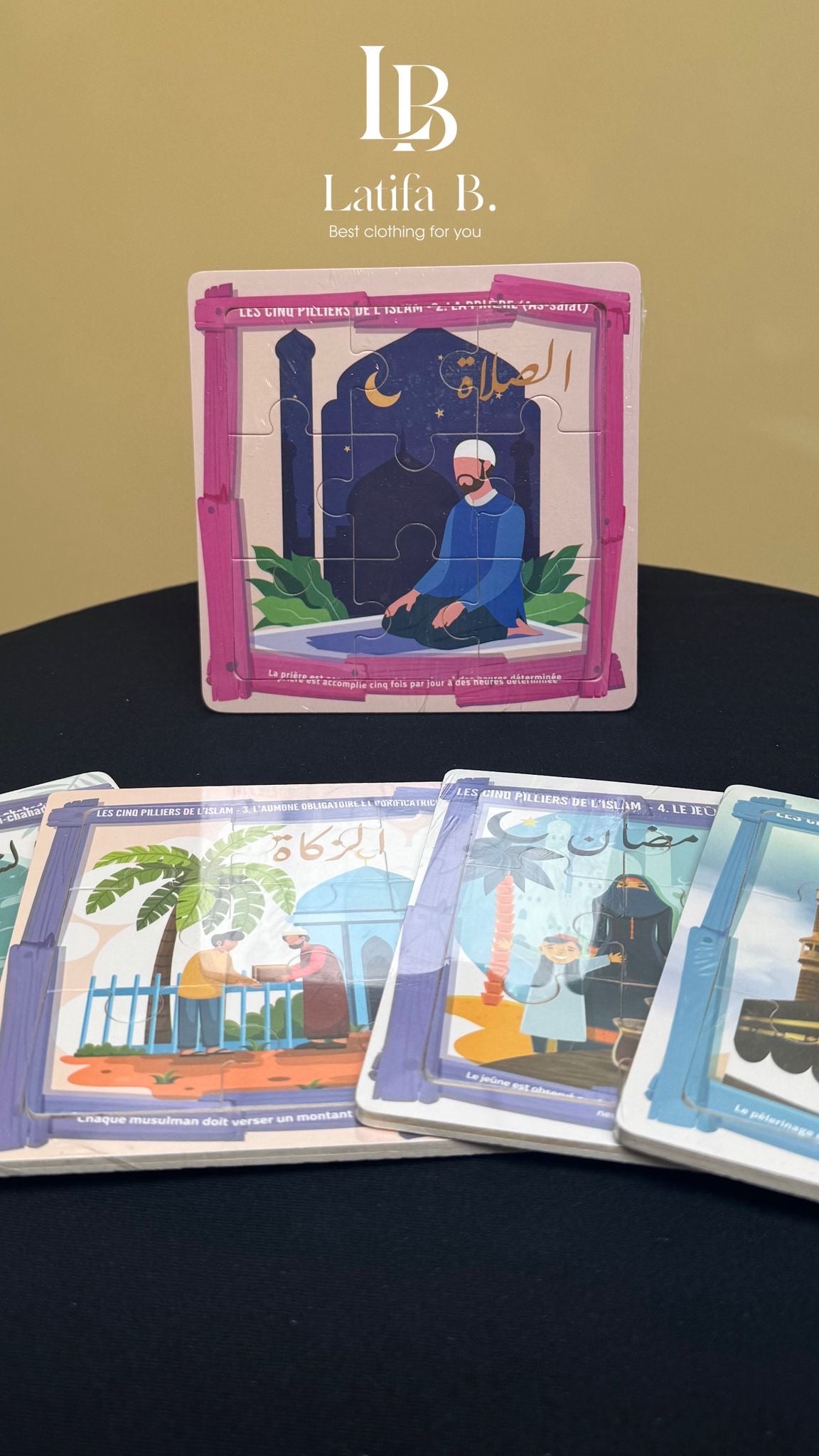 5 puzzles sur les 5 piliers