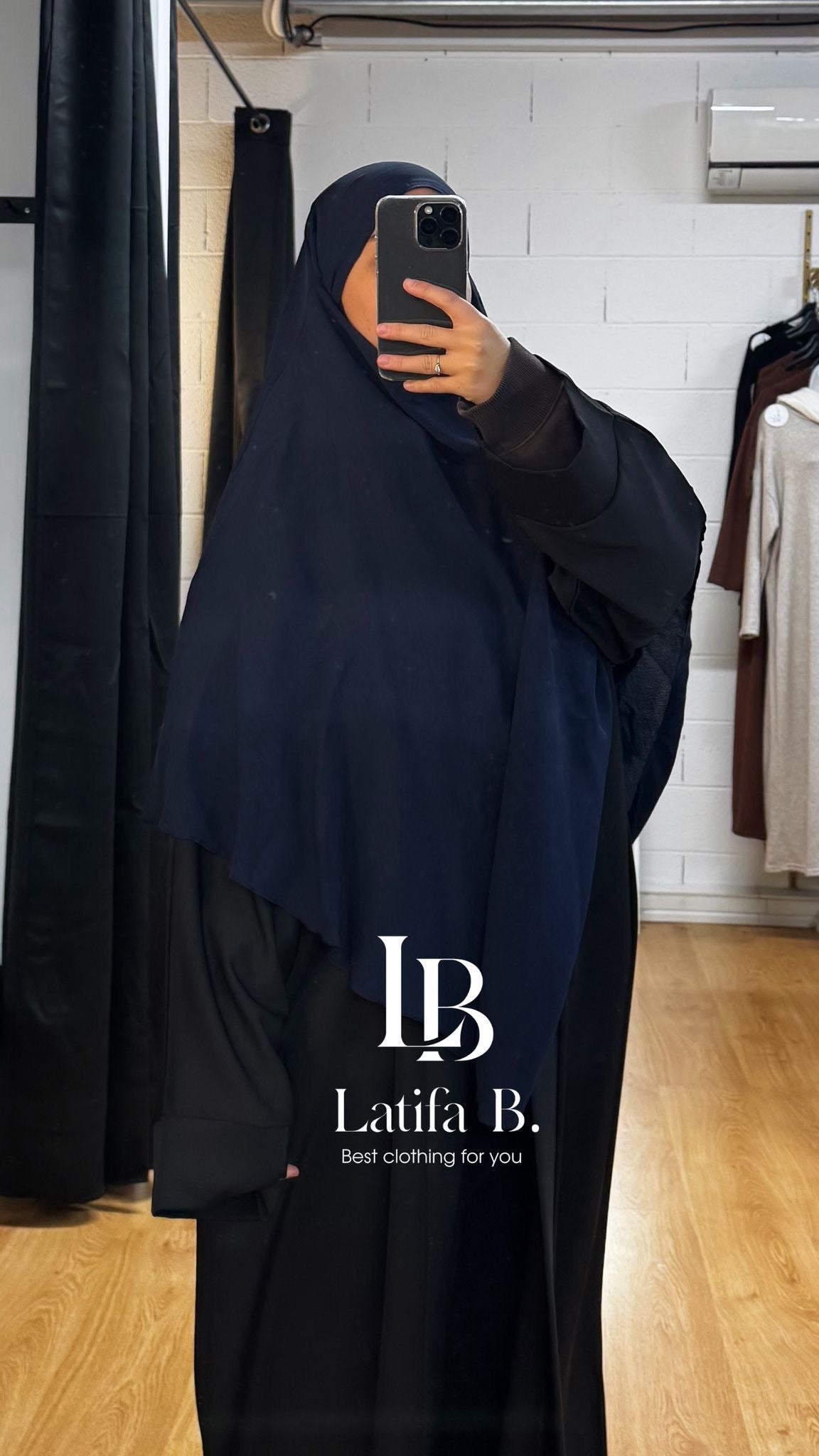 Long Khimar 1 Voile Jazz