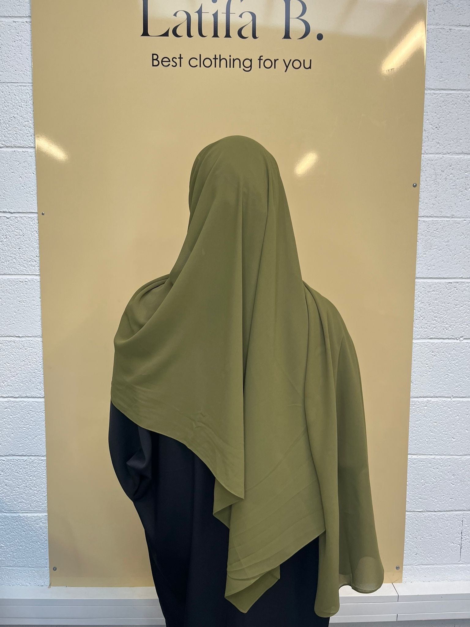 Hijab bonnet croisé châle mousseline