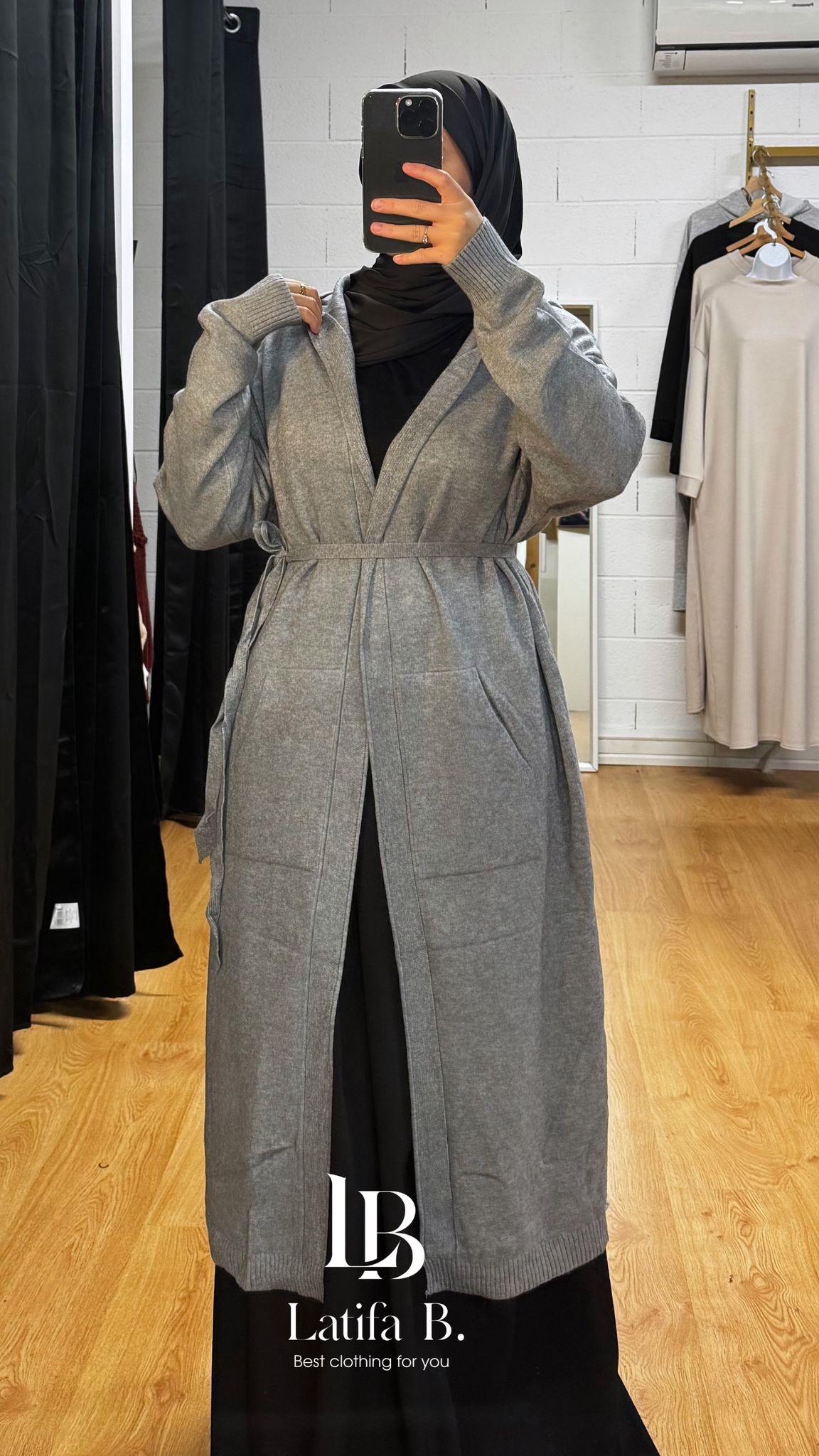 Gilet long Premium avec capuche