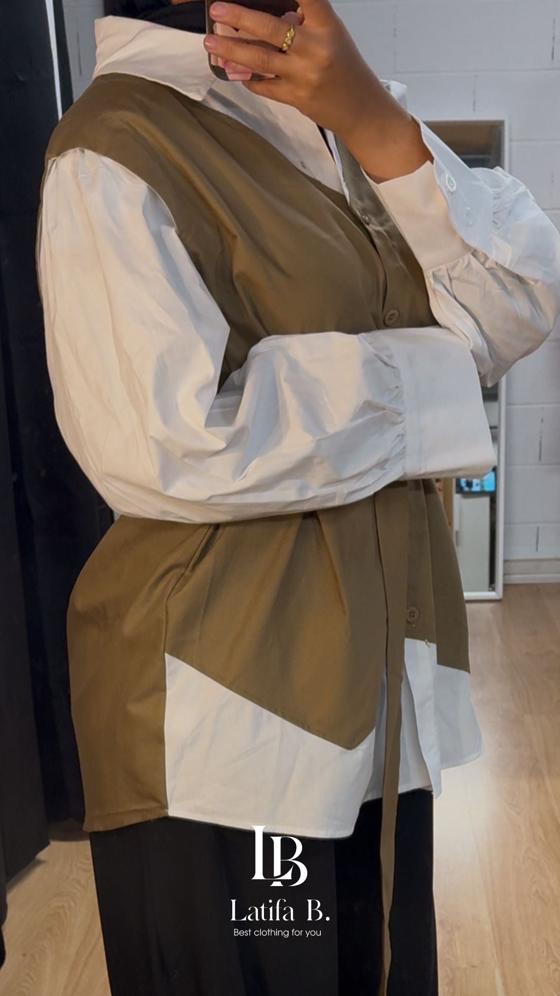 Chemise bi matière Sephora