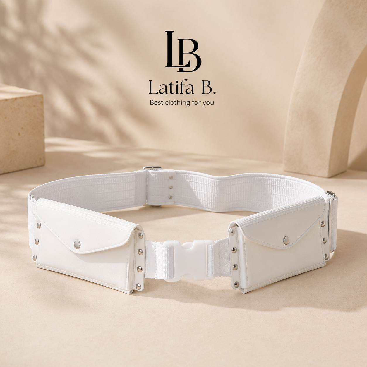 Ceinture Hajj & Omra avec poches – Réglable