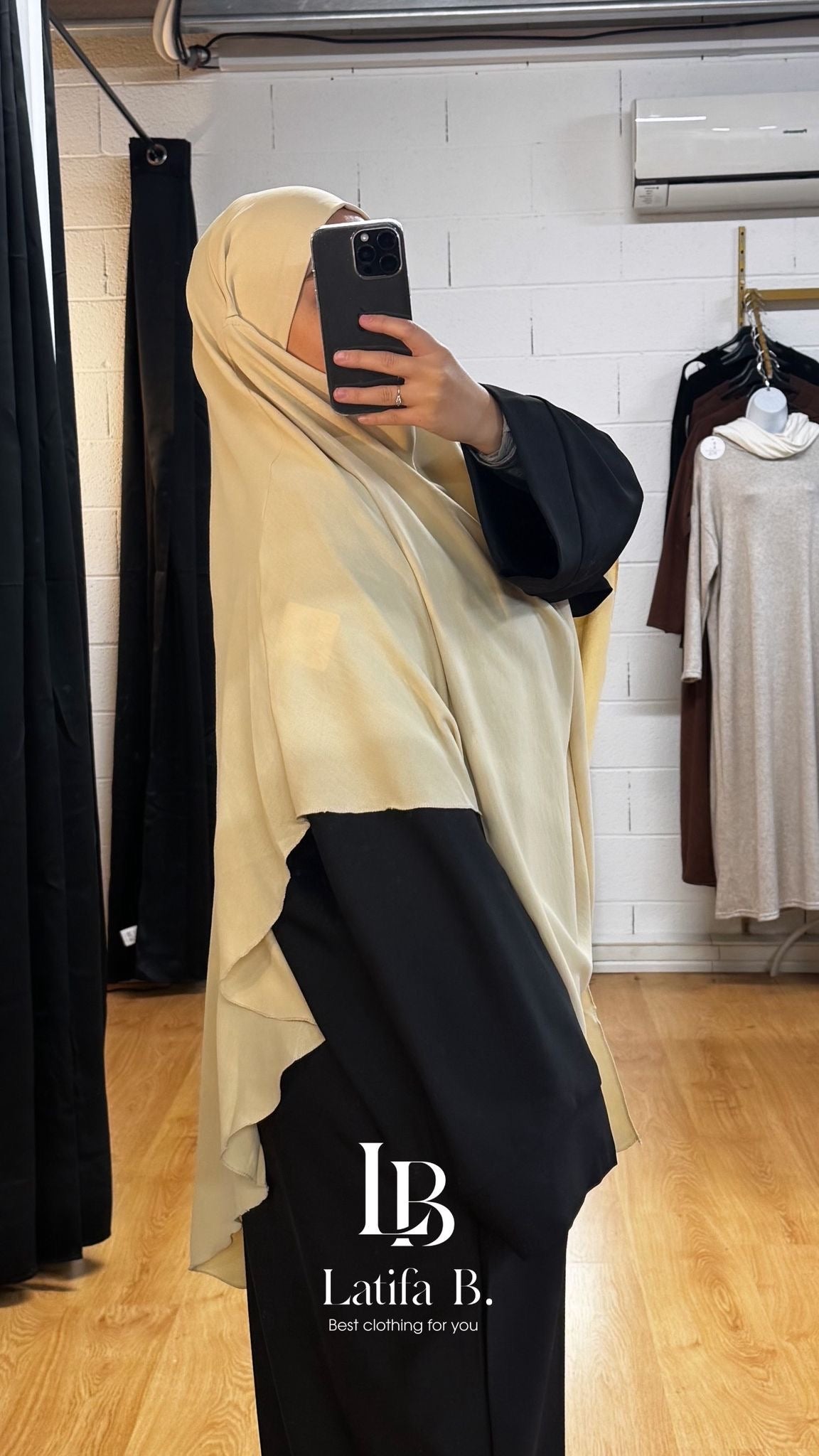 Long Khimar 1 Voile Jazz