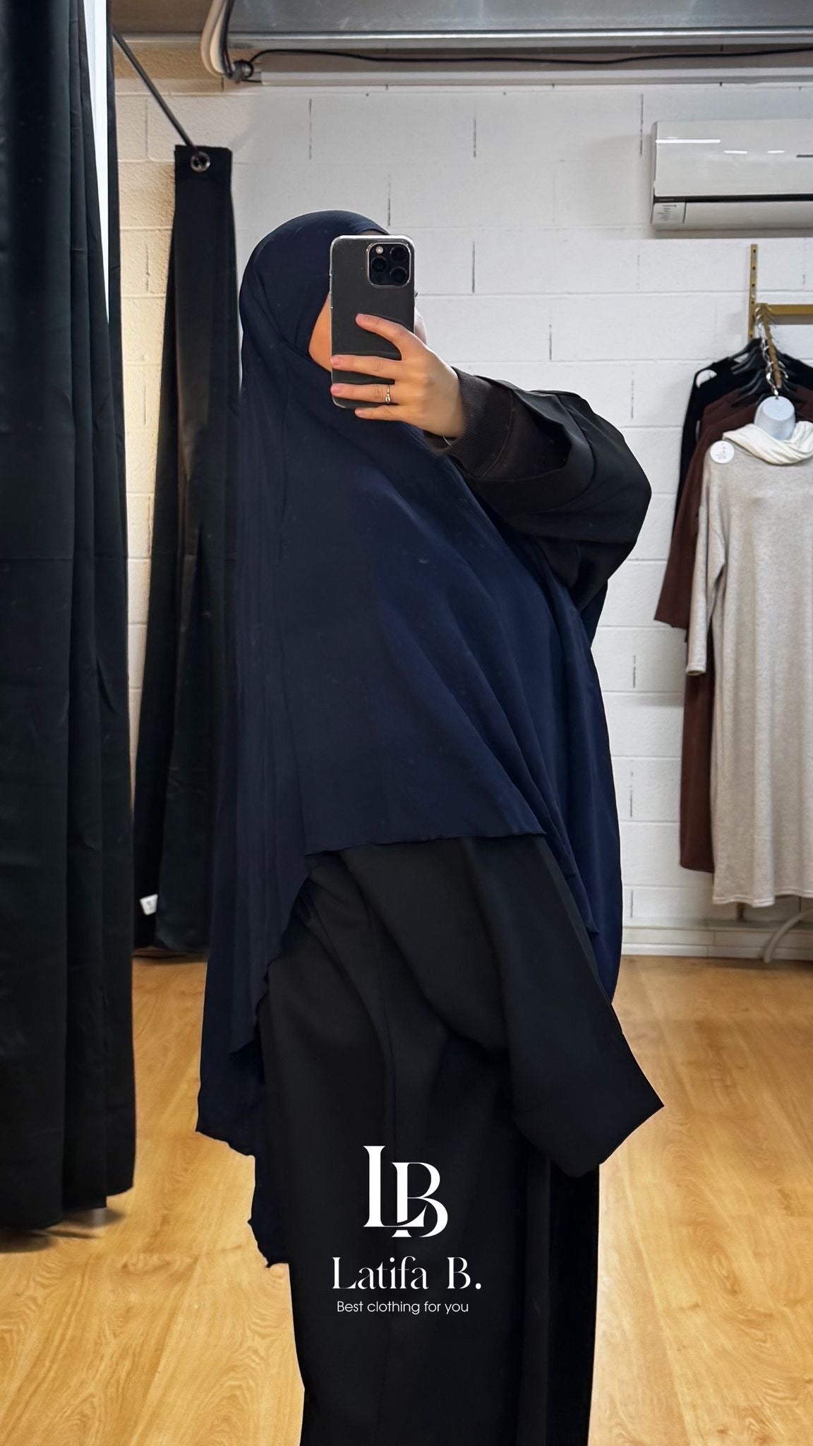Long Khimar 1 Voile Jazz