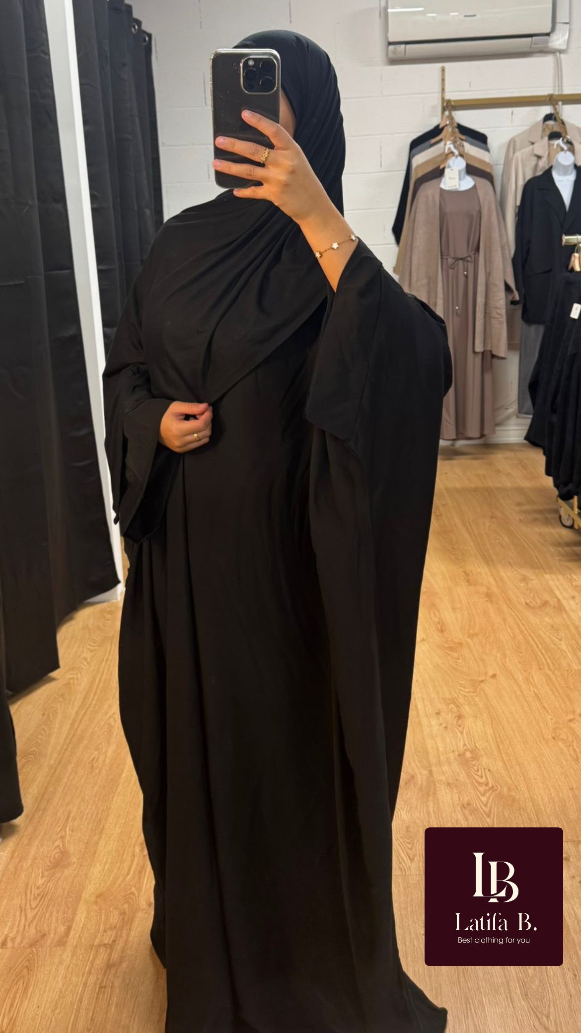 Abaya papillon taille standard