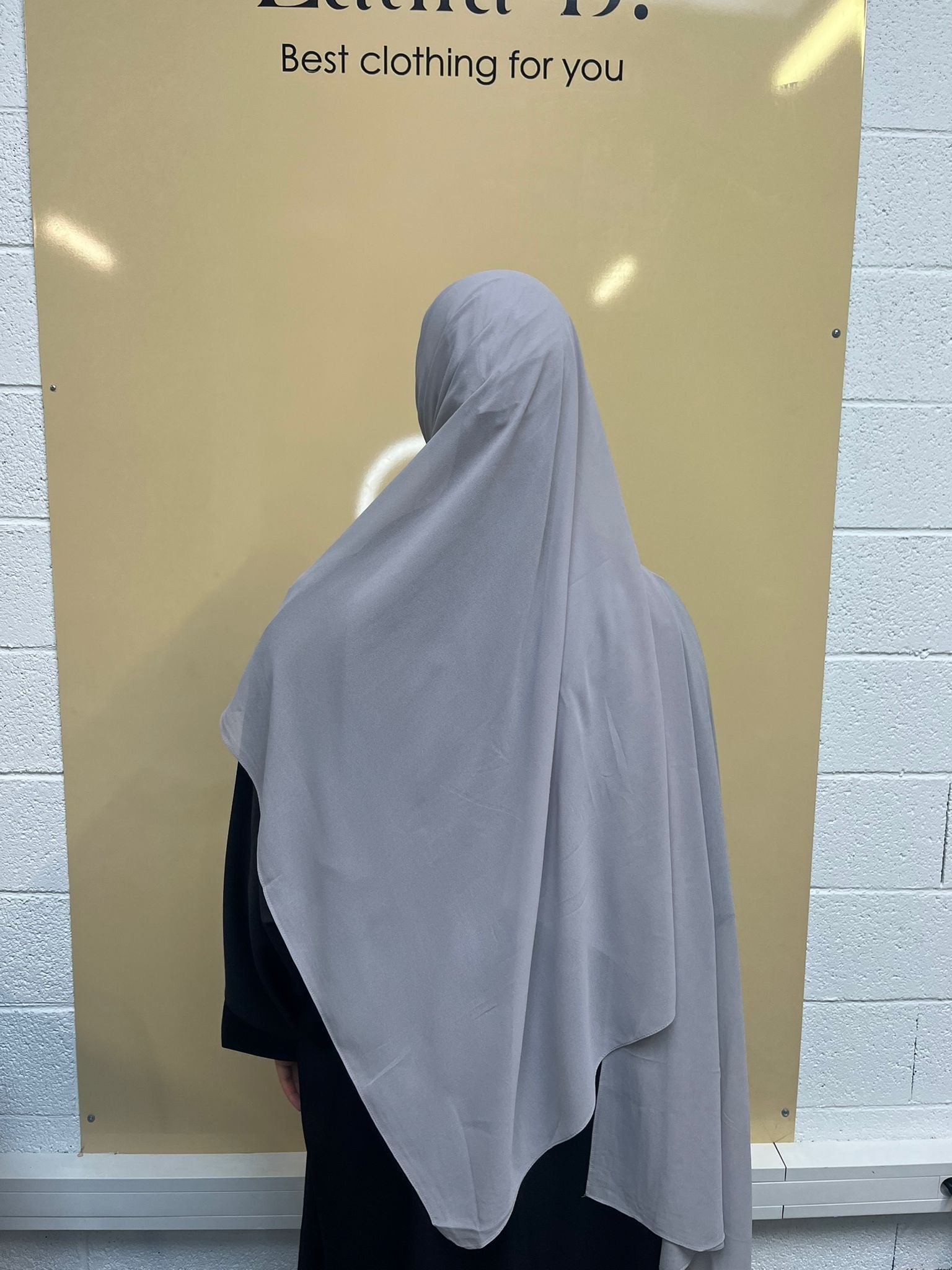 Hijab bonnet croisé châle mousseline