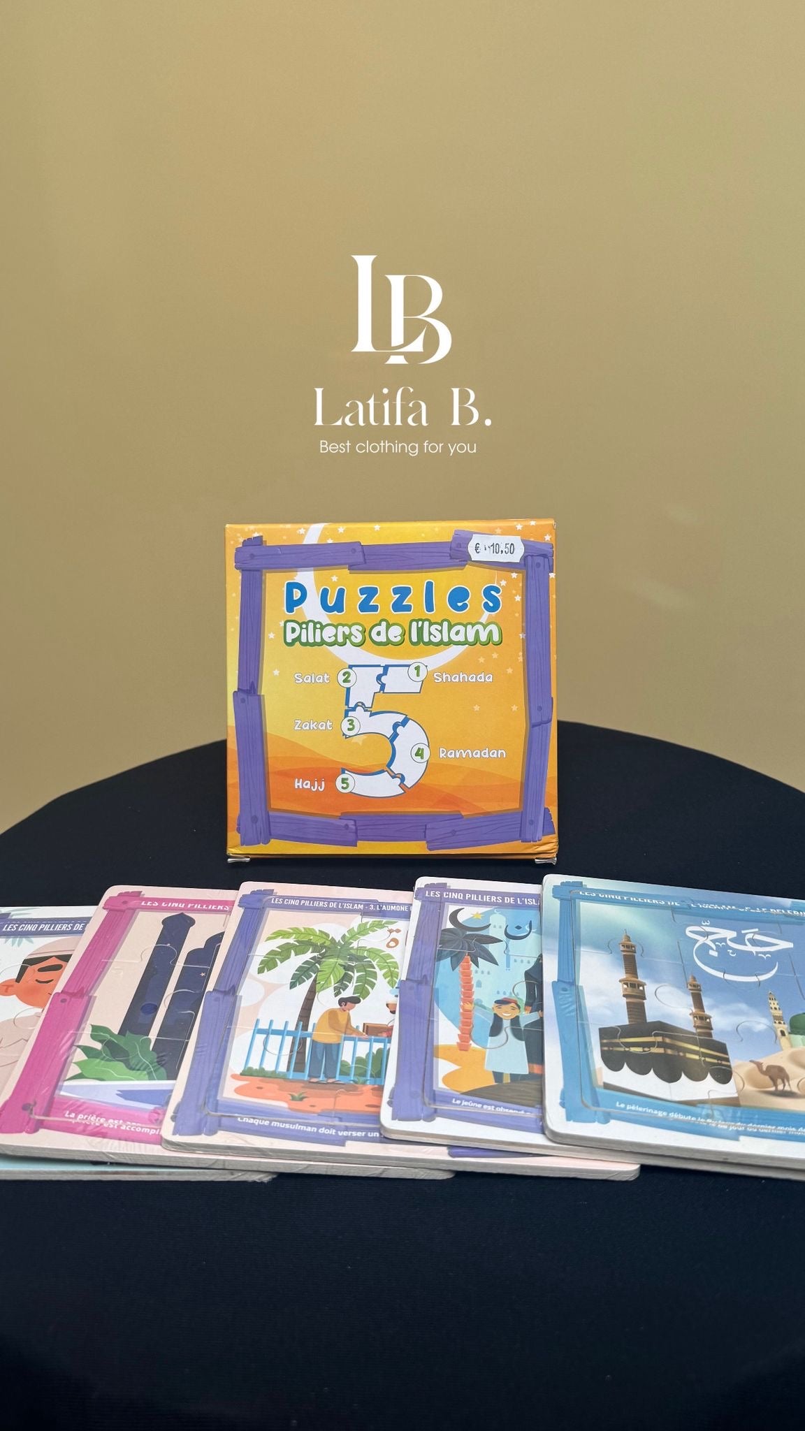 5 puzzles sur les 5 piliers
