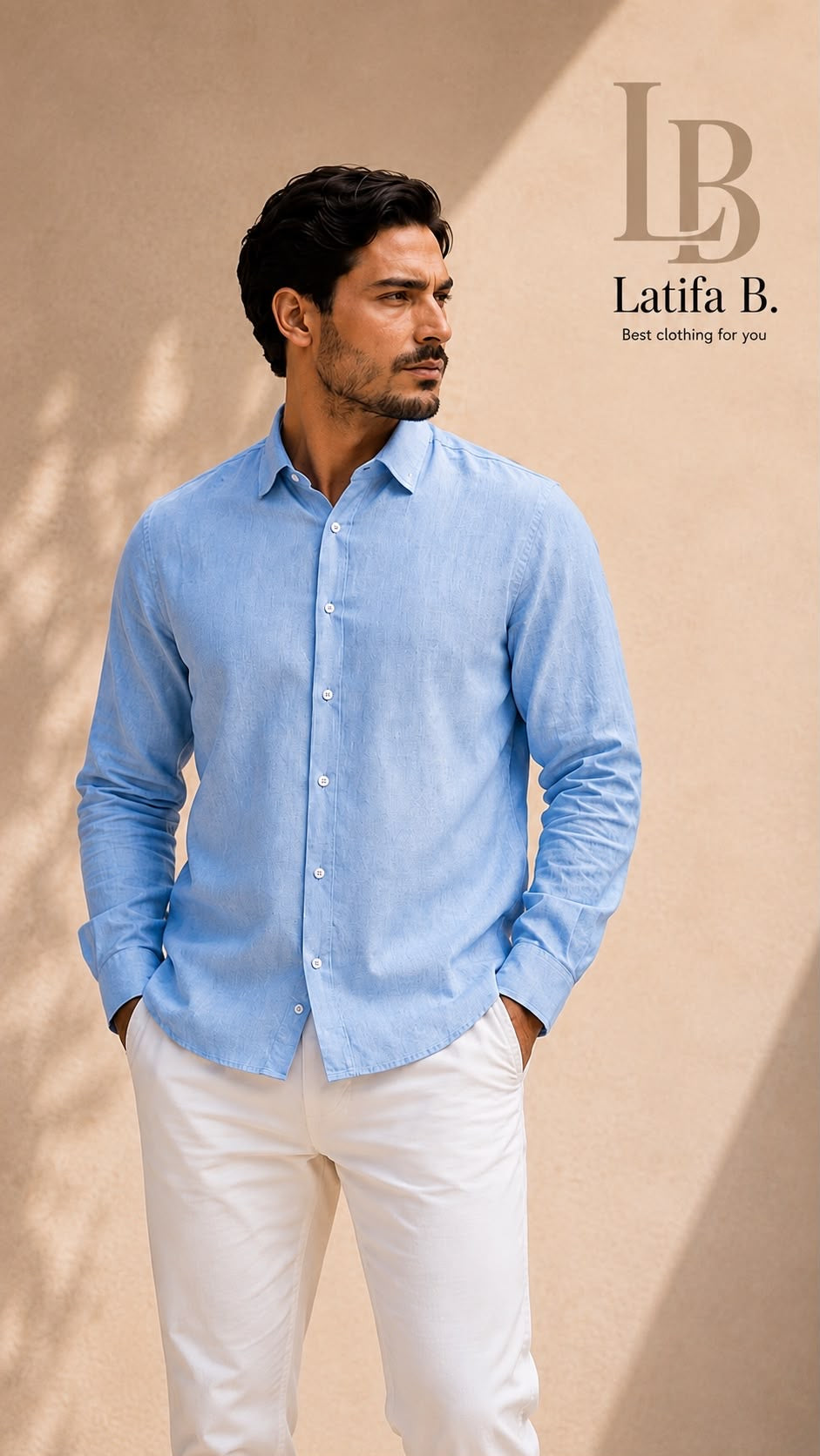 Chemise Homme Manches Longues en Lin