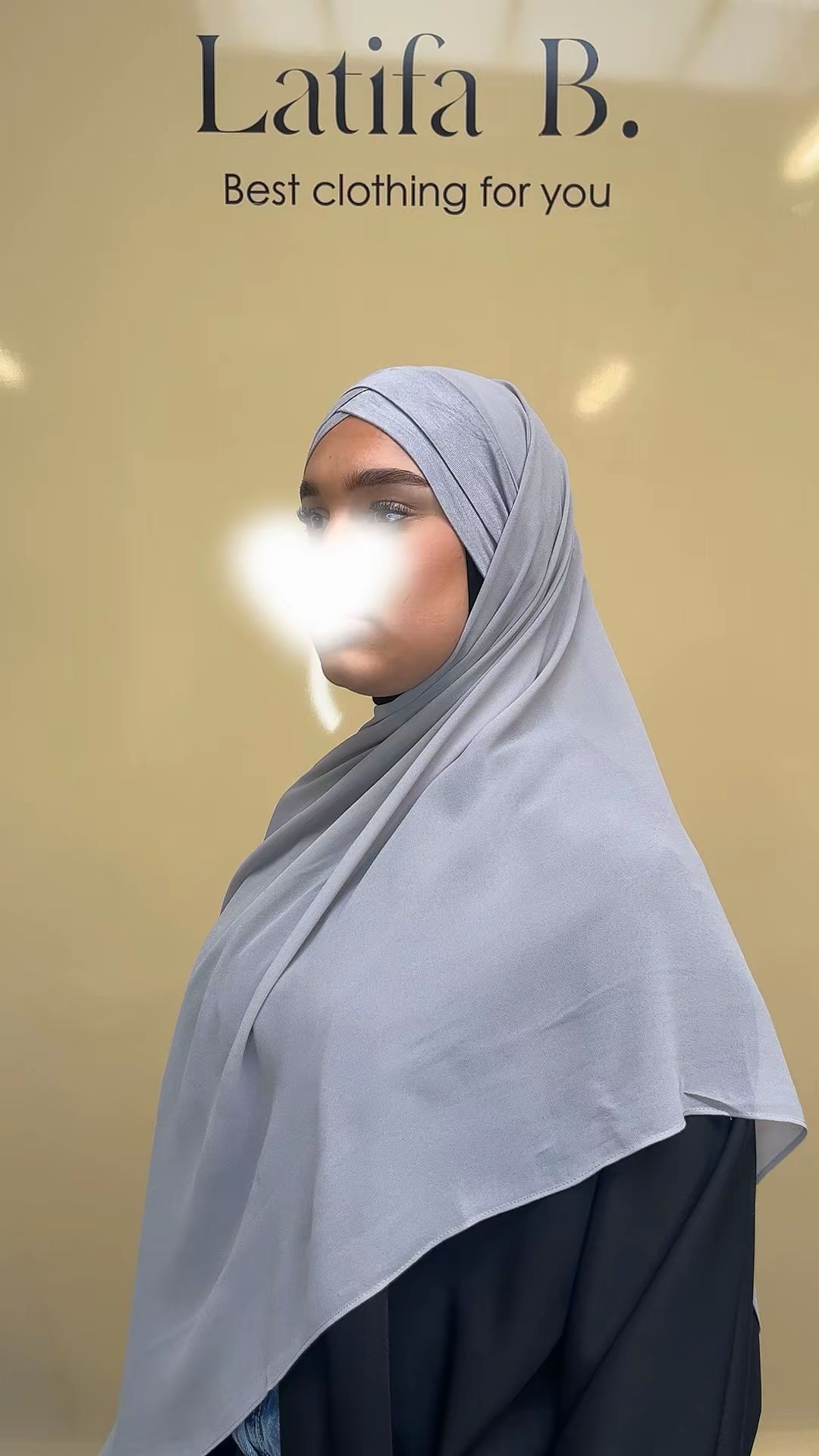 Hijab bonnet croisé châle mousseline