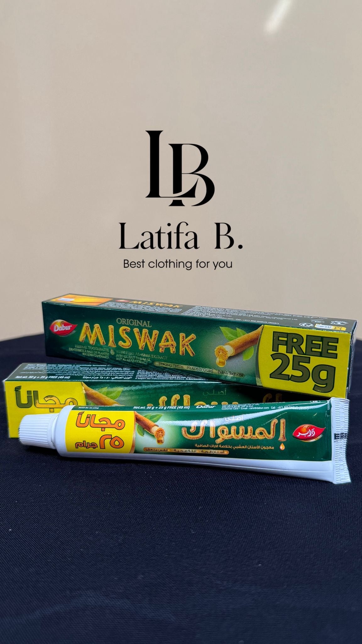 Dentifrice miswak