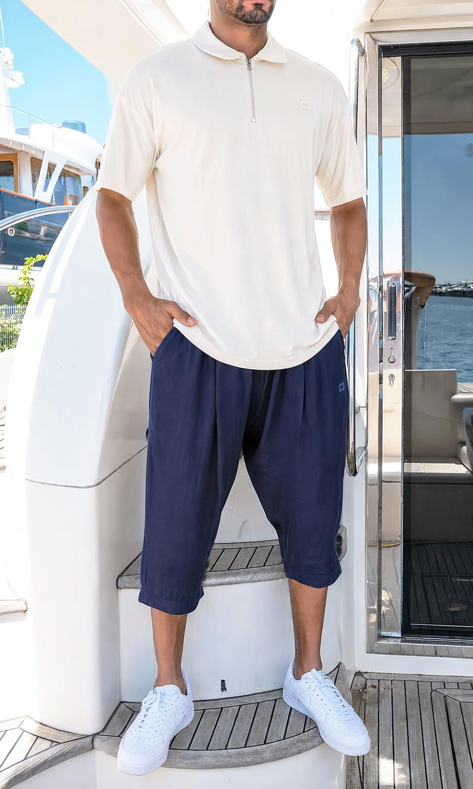 Pantacourt Homme Tencel Classik – Qaba’il