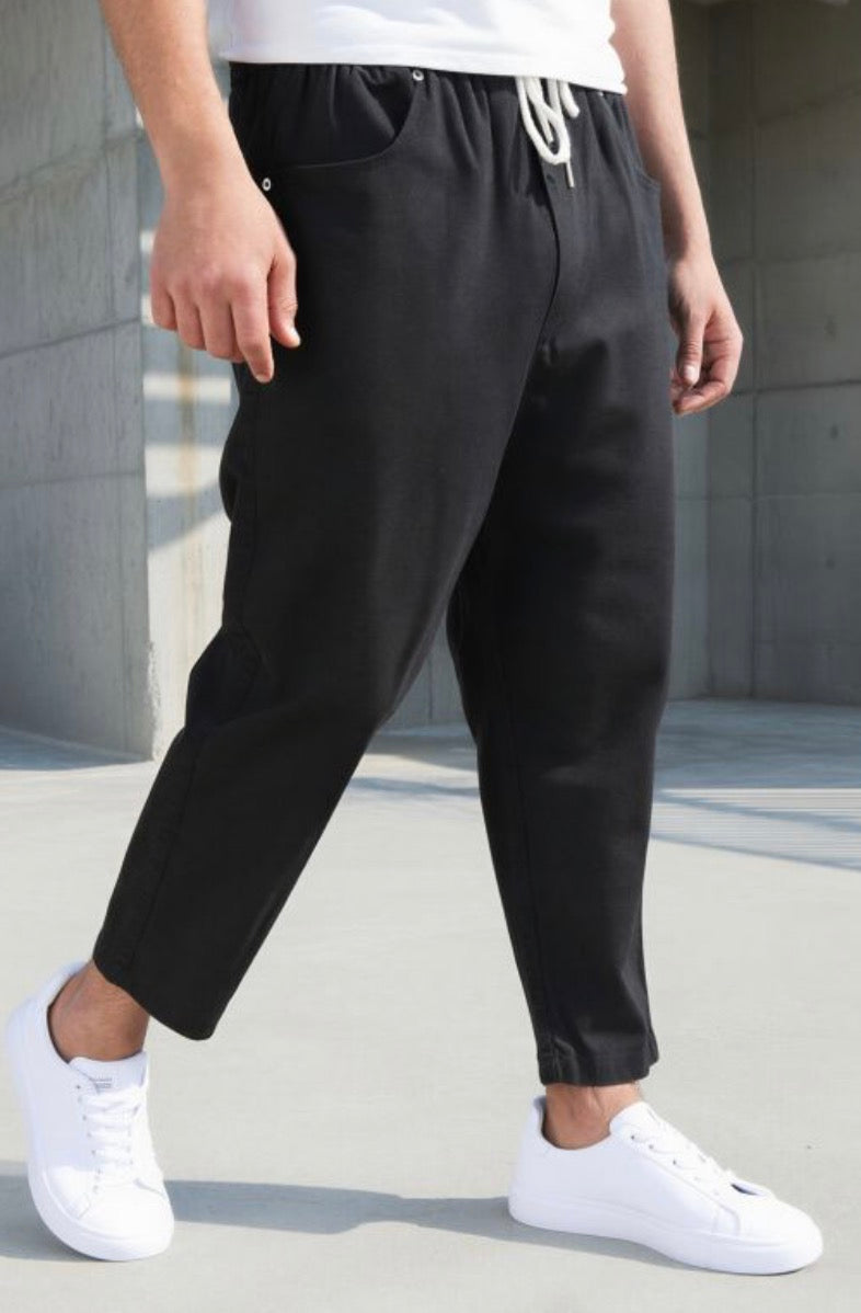 Sarouel Jean Stretch Drop Homme – Coupe Droite – Qaba’il
