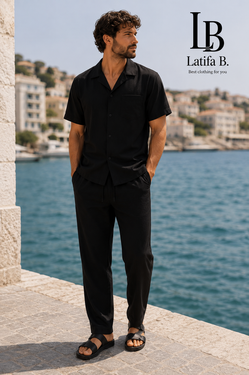 Ensemble Homme Chemise & Pantalon 100 % Coton