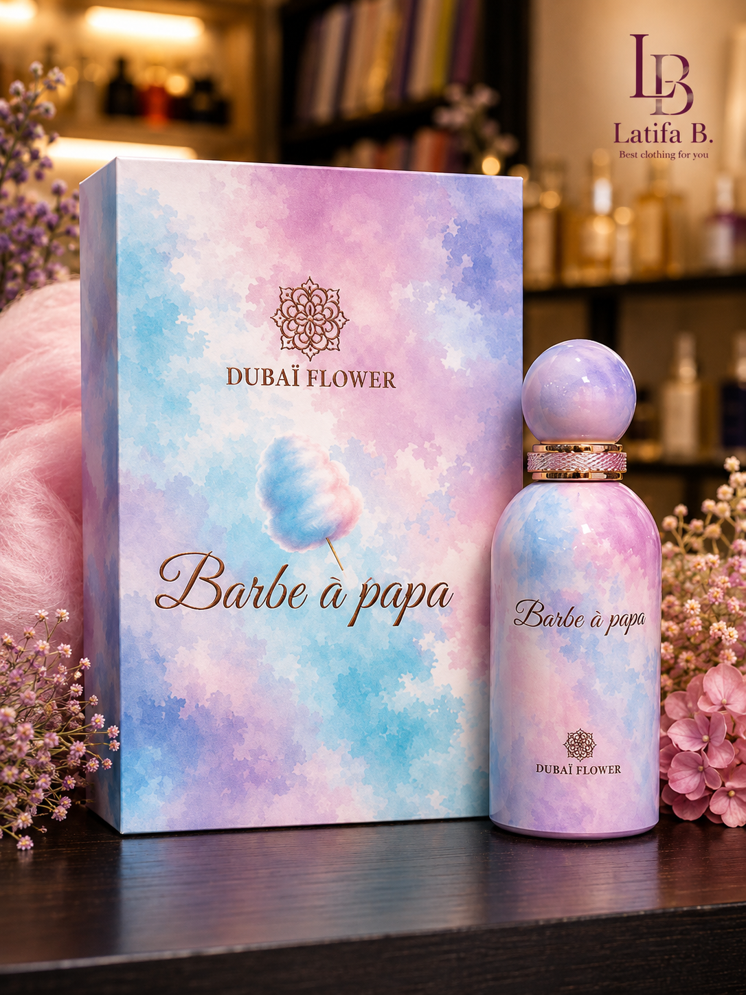 Parfum Barbe à Papa – Dubaï Flower – 100 ml