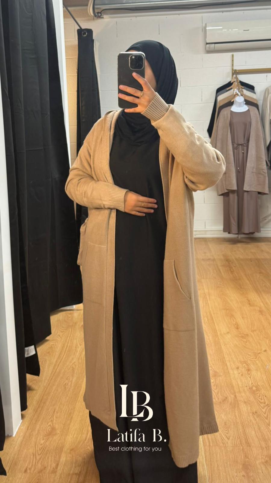 Gilet long Premium avec capuche