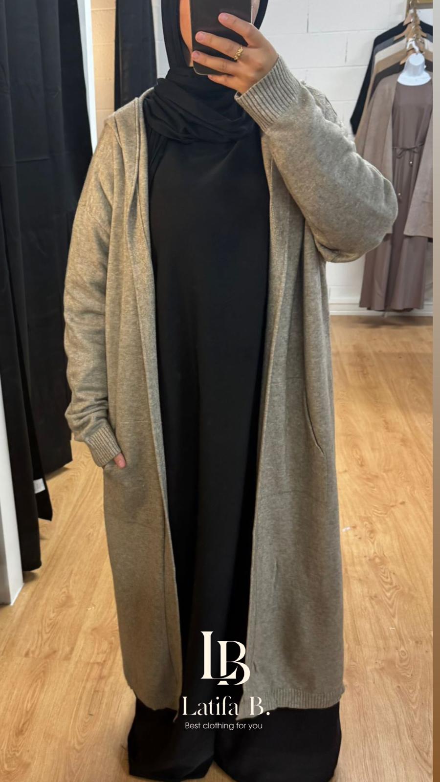 Gilet long Premium avec capuche