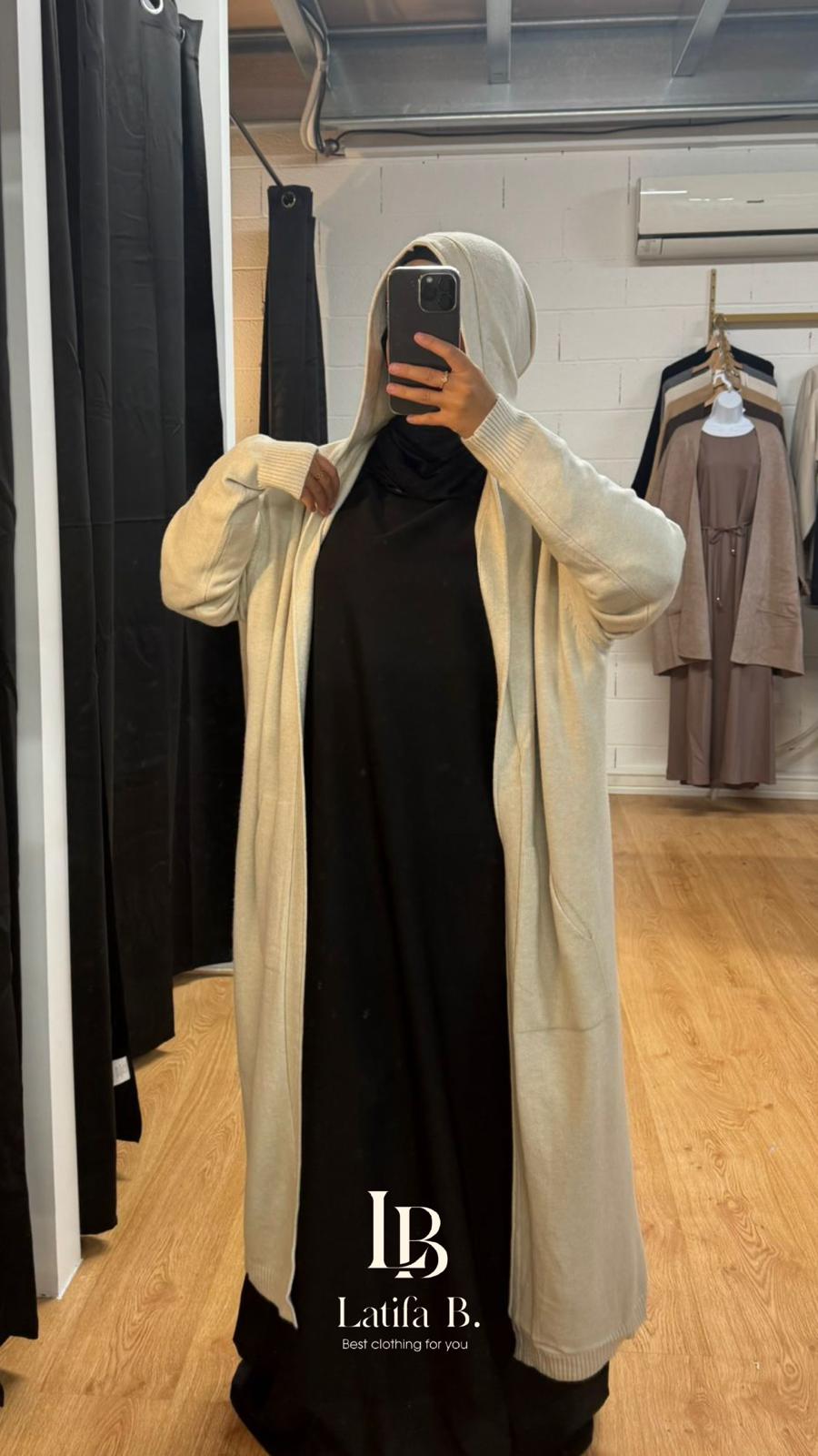 Gilet long Premium avec capuche