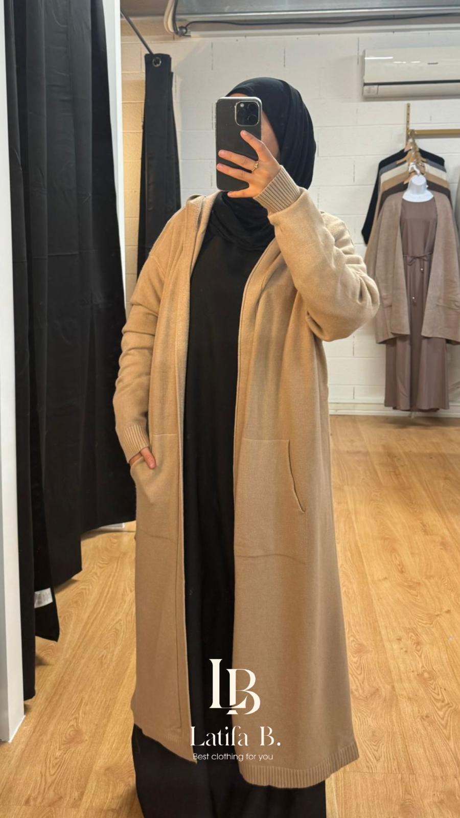 Gilet long Premium avec capuche
