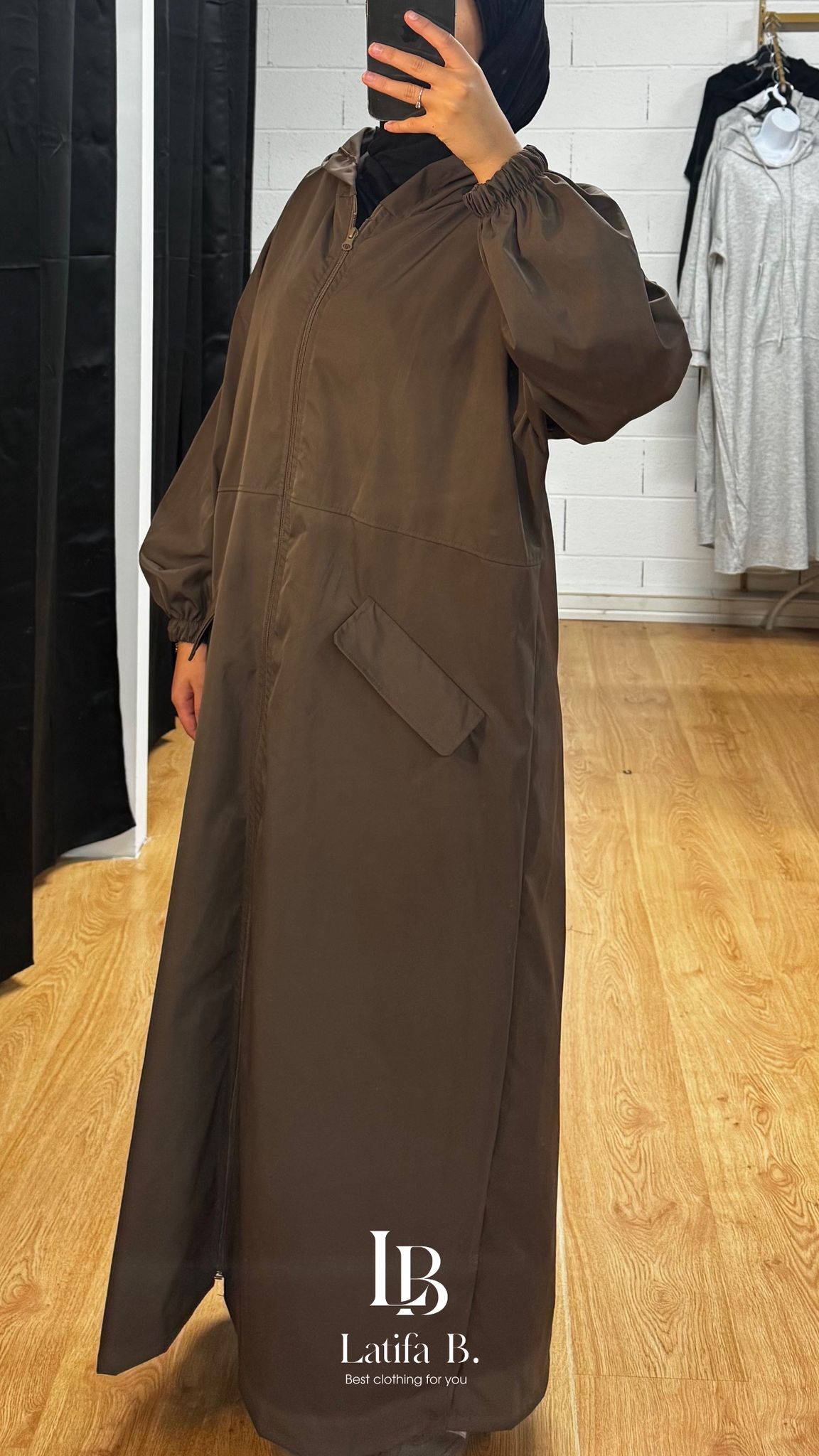 Manteau Long coupe vent
