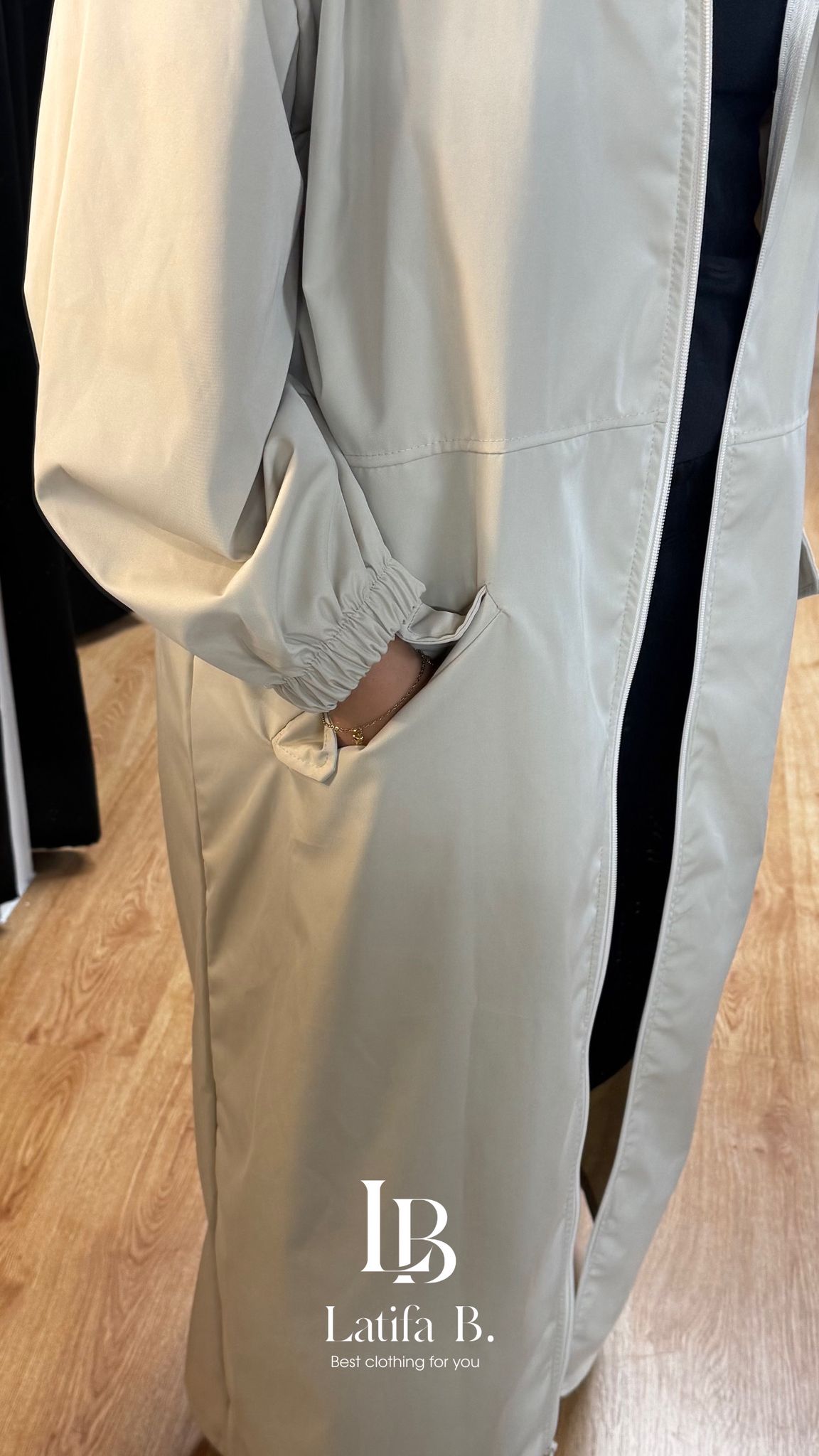Manteau Long coupe vent