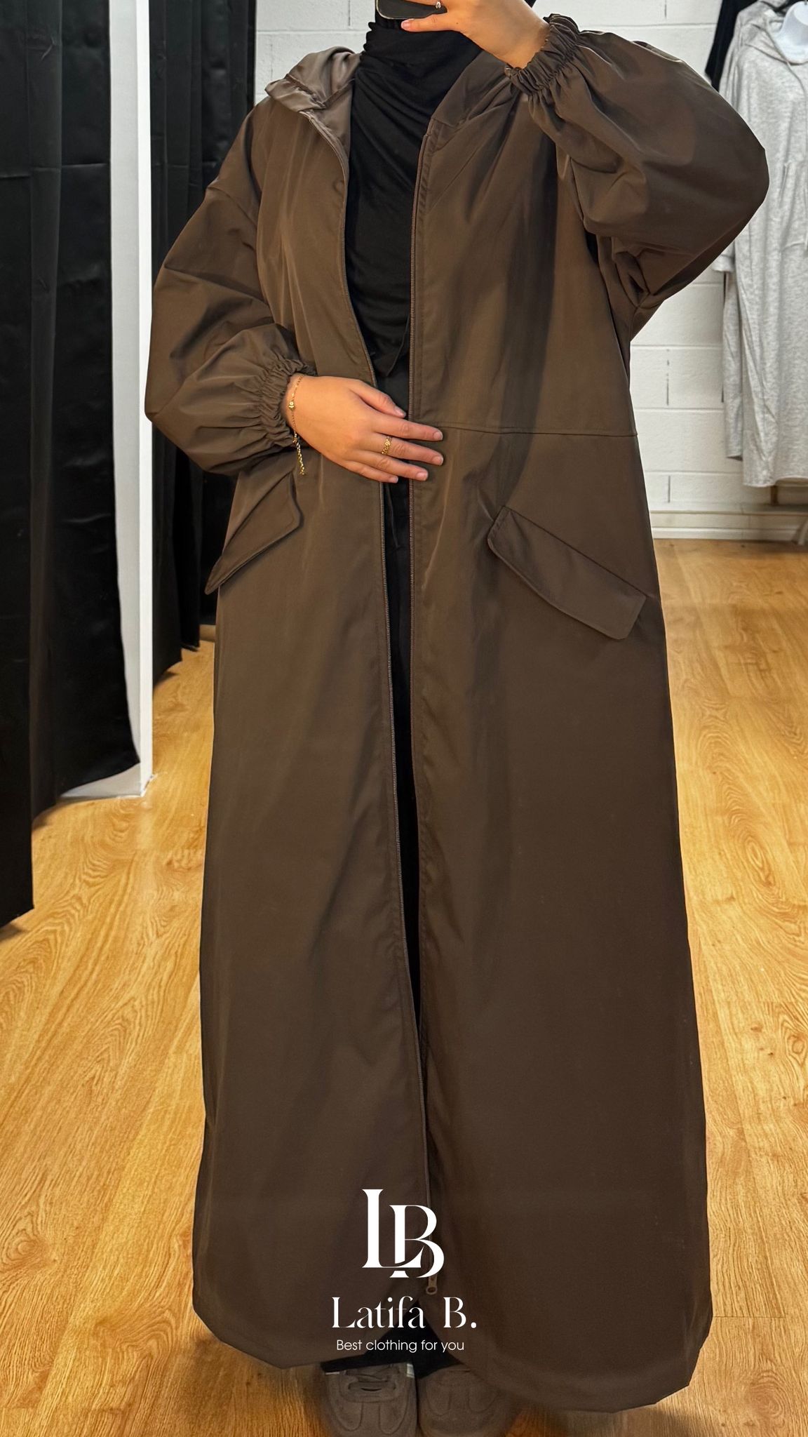 Manteau Long coupe vent
