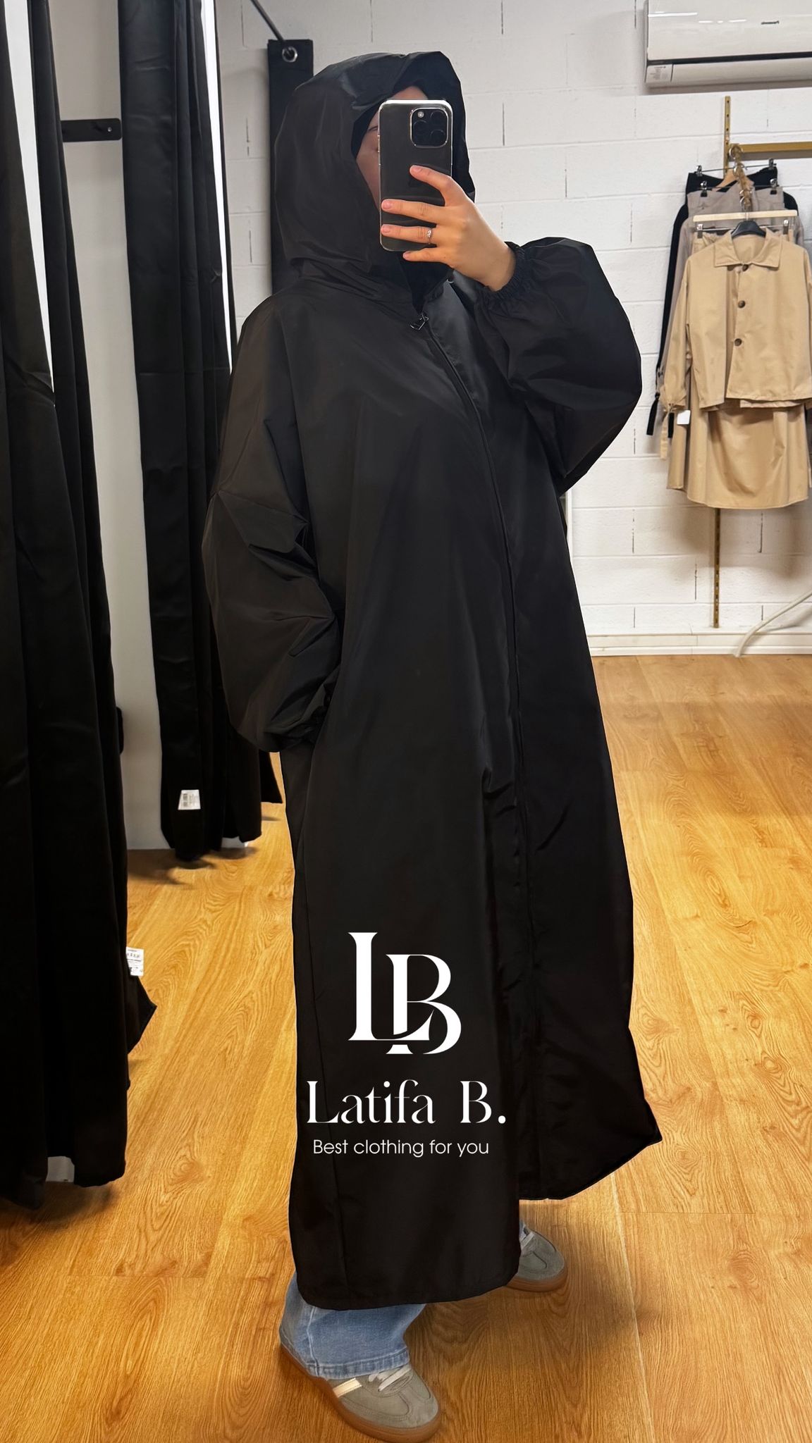 Manteau Long coupe vent