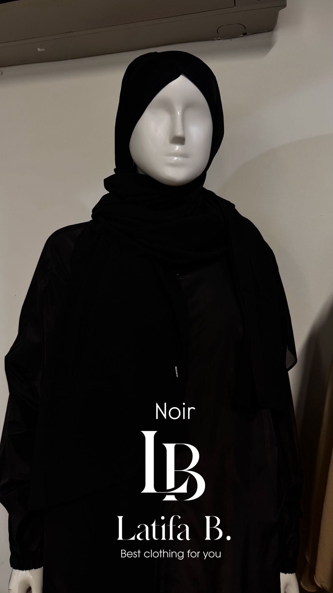 Hijab bonnet croisé châle mousseline